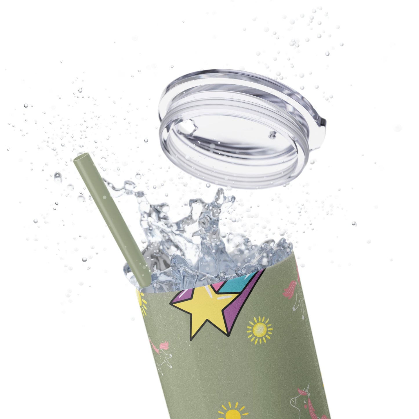 Living the Dream Skinny Tumbler with Straw - 20oz Inspirational Drinkware funny gift for nurses, EMT’s, paramedics, teachers