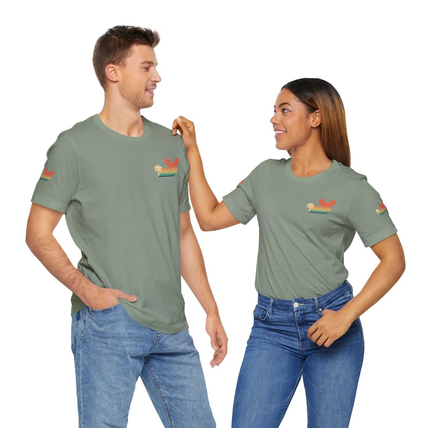 Retro Mickey Mouse summertime Short Sleeve Tee - Unisex Jersey T-Shirt
