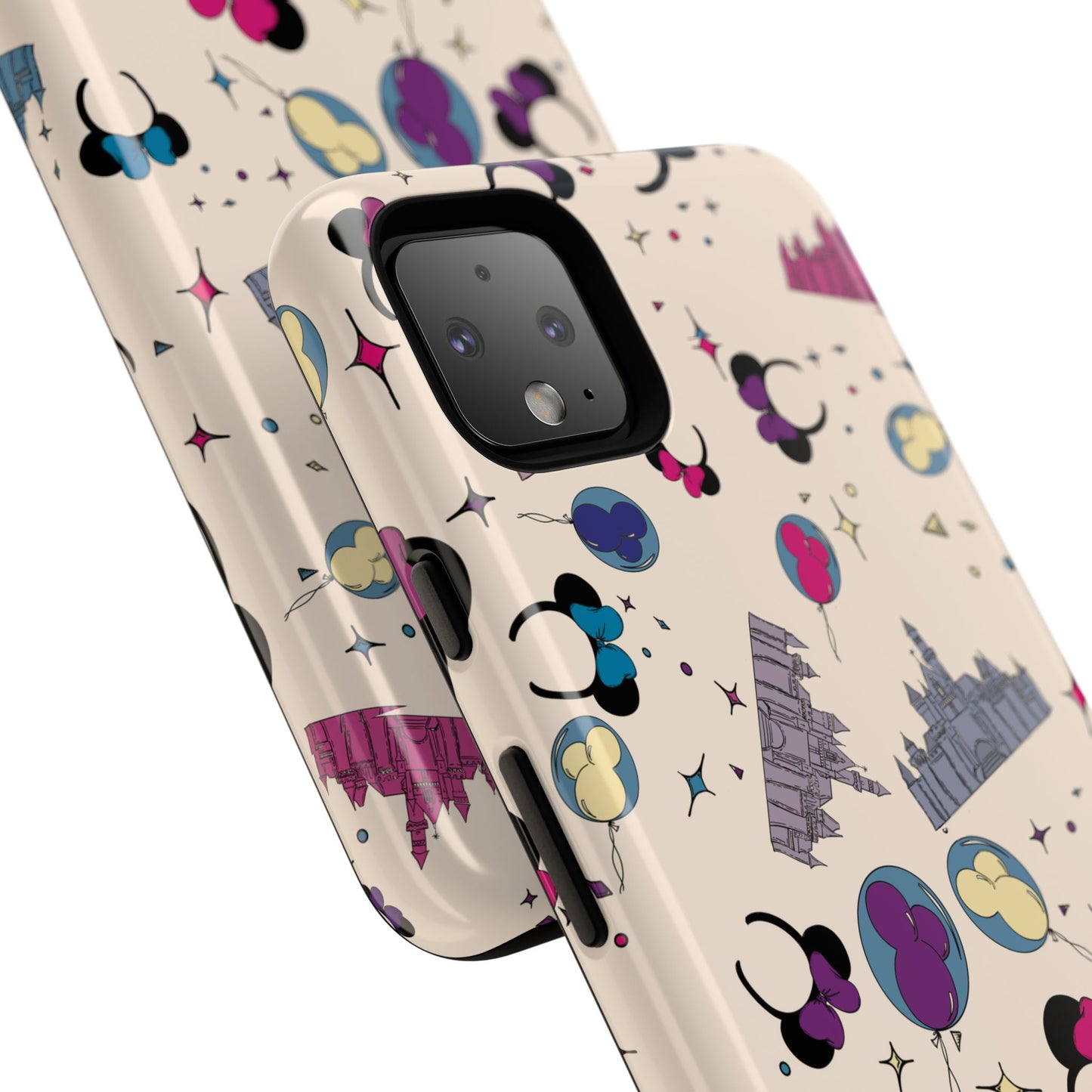 Whimsical Phone Case - Colorful Disney-Inspired Design