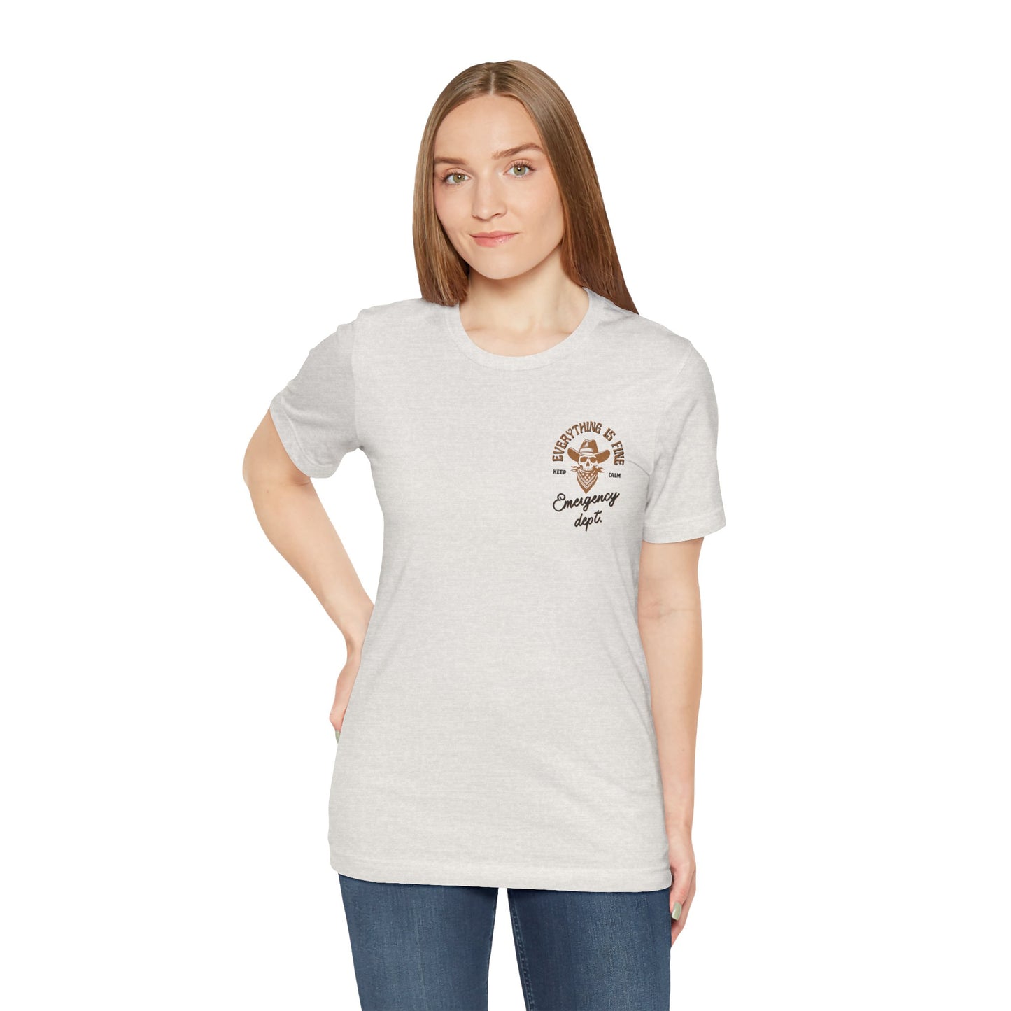 “Everything Is Fine” t Shirt| Emergency Department shirt| nurse shirt| Hospital Staff shirt| Paramedic| ED Tech|
