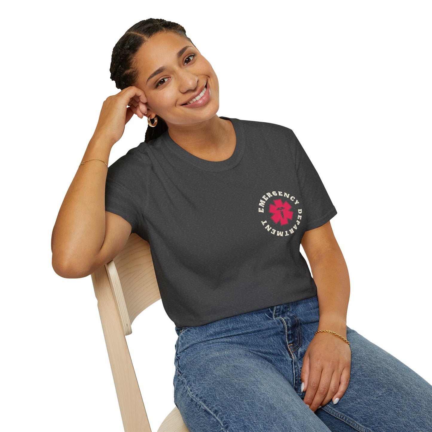 Unisex Softstyle T-Shirt - Emergency Department Print Tee