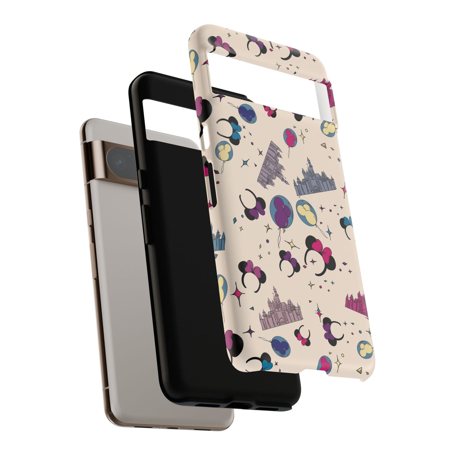 Whimsical Phone Case - Colorful Disney-Inspired Design