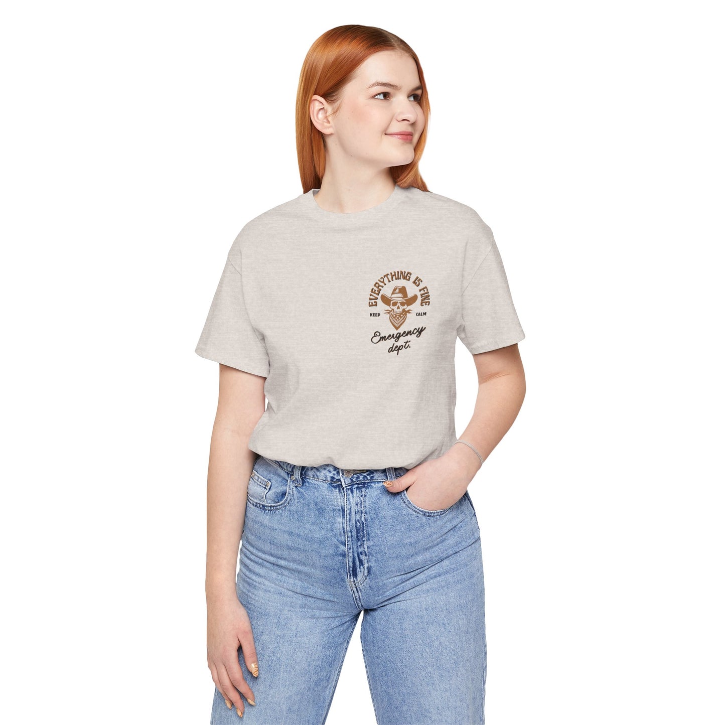 “Everything Is Fine” t Shirt| Emergency Department shirt| nurse shirt| Hospital Staff shirt| Paramedic| ED Tech|