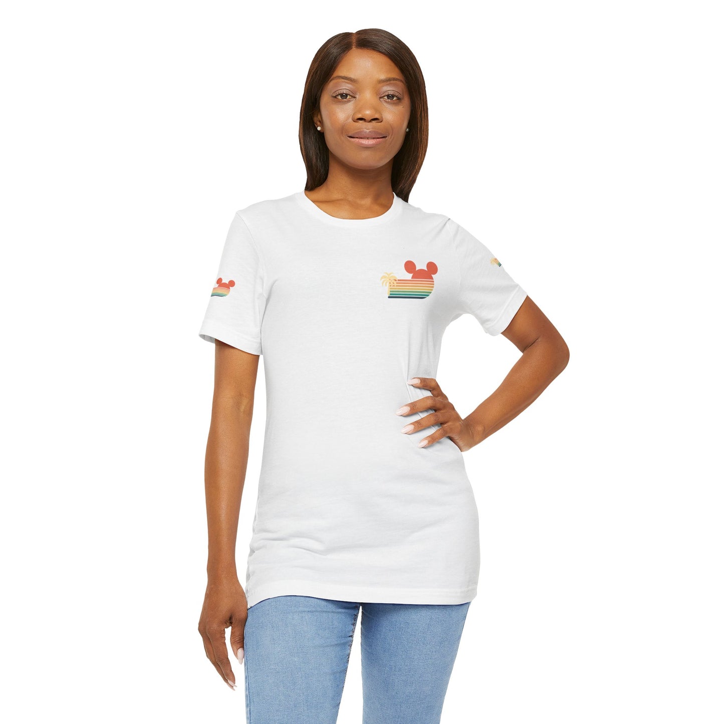 Retro Mickey Mouse summertime Short Sleeve Tee - Unisex Jersey T-Shirt