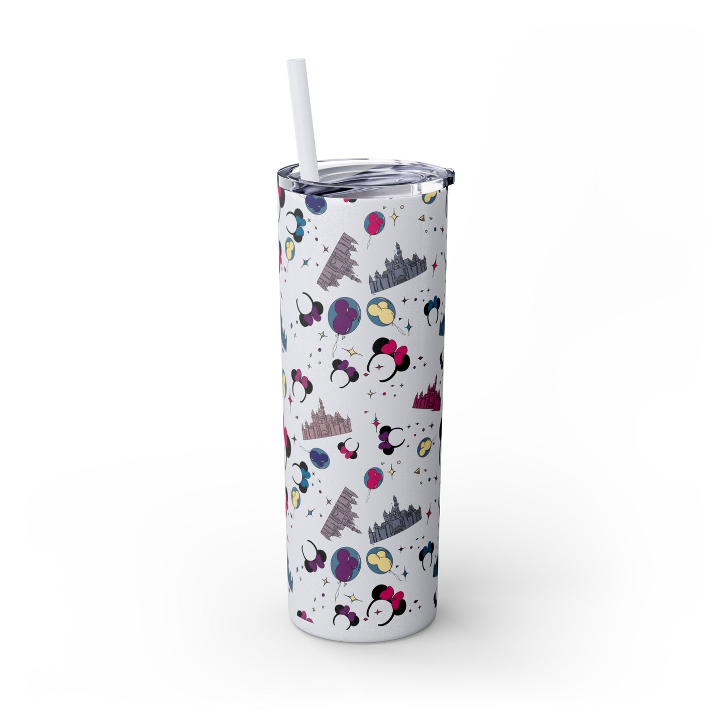 Disneyland Whimsical 20oz Skinny Tumbler with Disney Inspired Design
