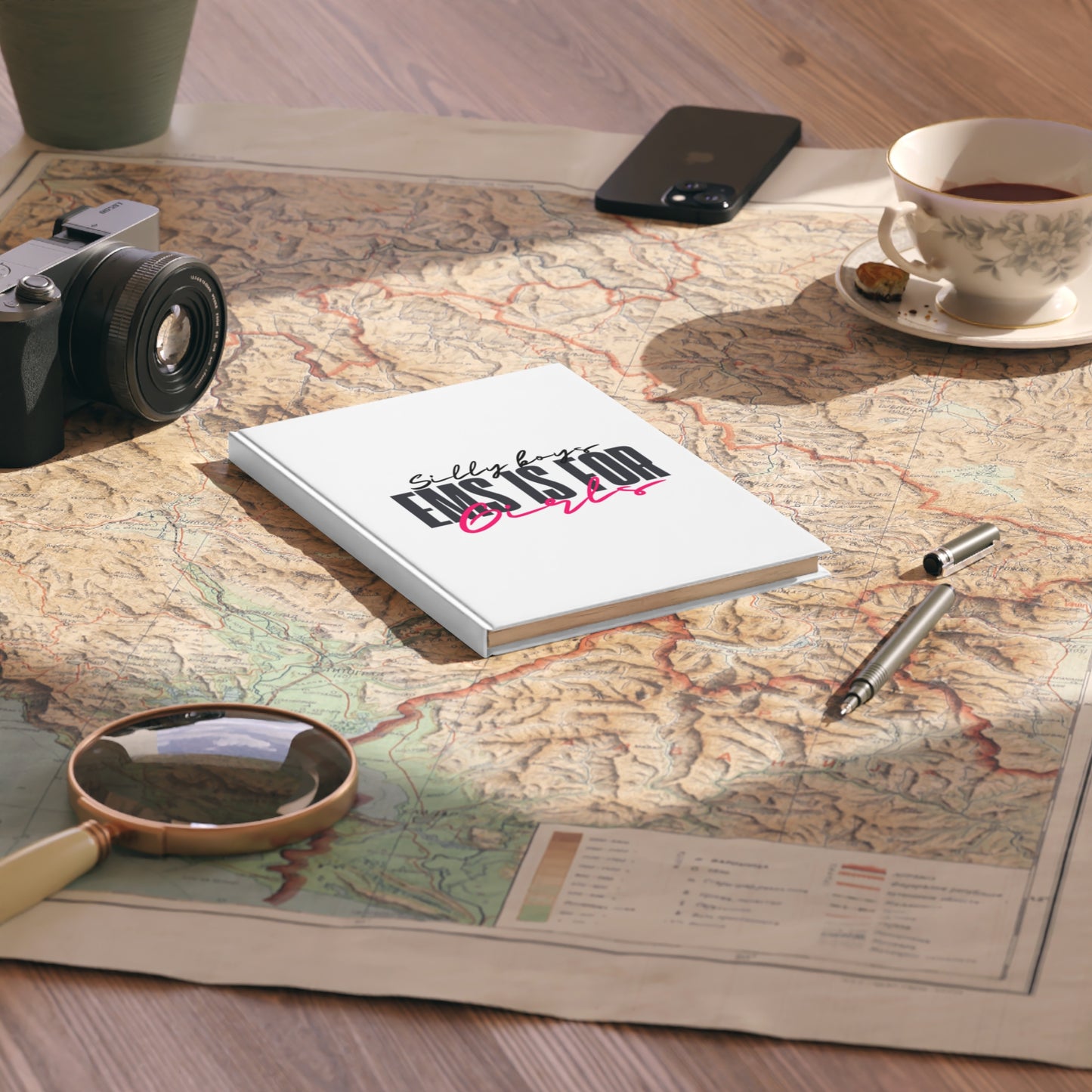 Silly Boys A5 Hardcover Journal for Girls - Fun & Stylish Notebook for Teen Girls