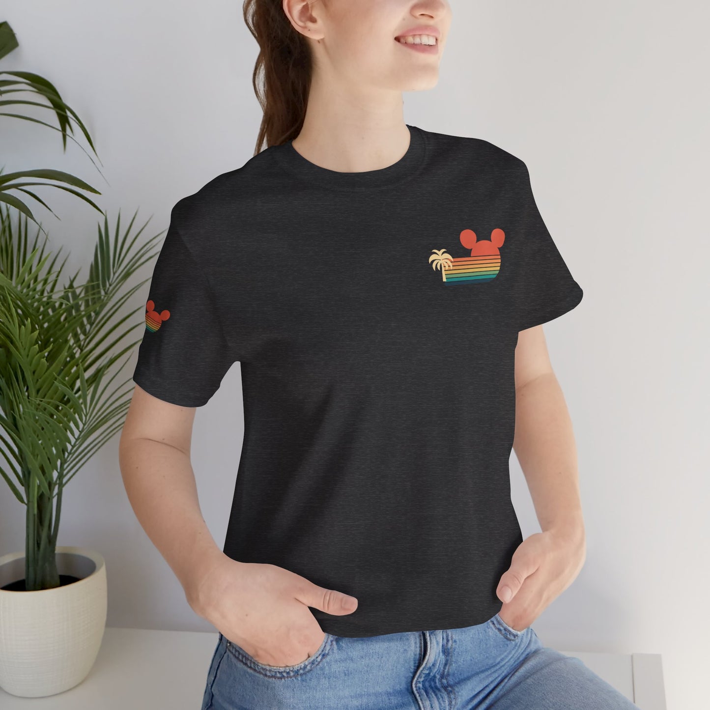 Retro Mickey Mouse summertime Short Sleeve Tee - Unisex Jersey T-Shirt