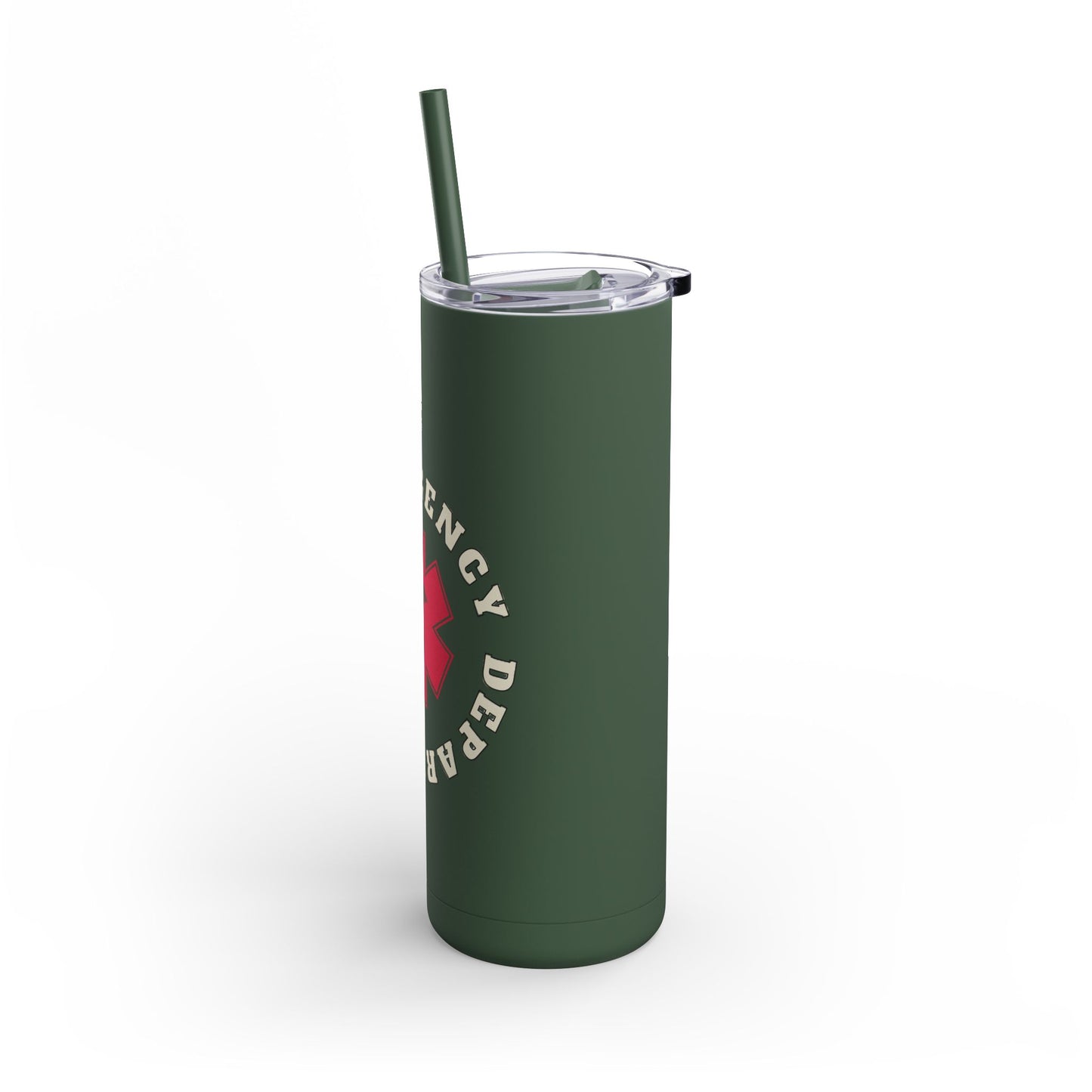 Emergency Department | EMS 20oz Skinny Tumbler - Matte Black