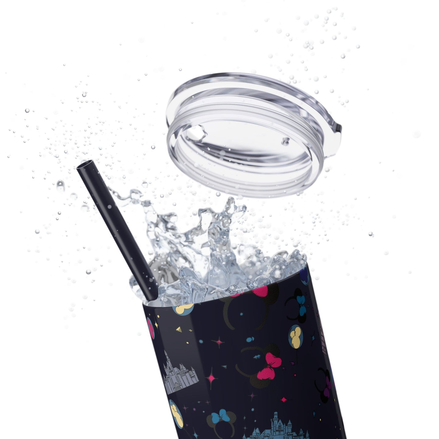 Disneyland Whimsical 20oz Skinny Tumbler with Disney Inspired Design
