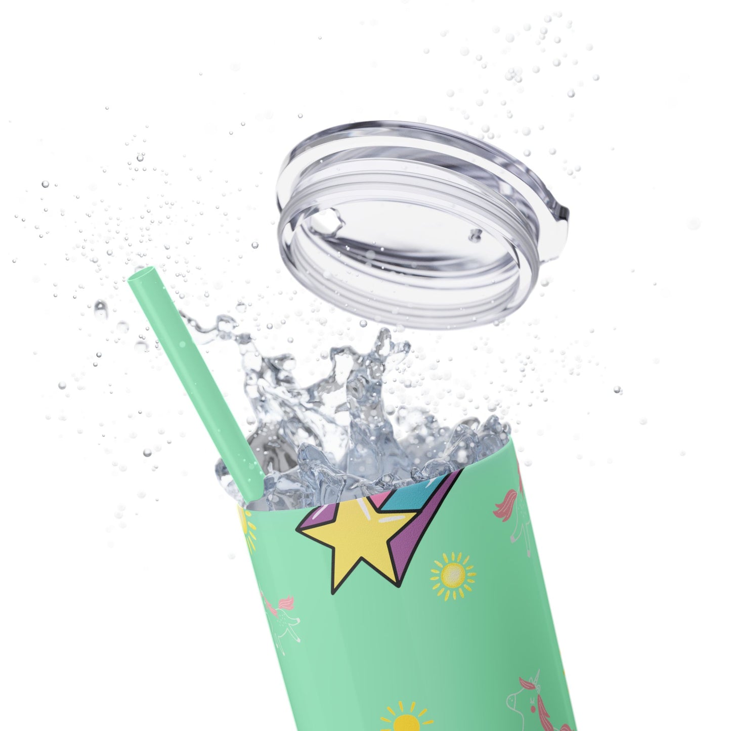 Living the Dream Skinny Tumbler with Straw - 20oz Inspirational Drinkware funny gift for nurses, EMT’s, paramedics, teachers