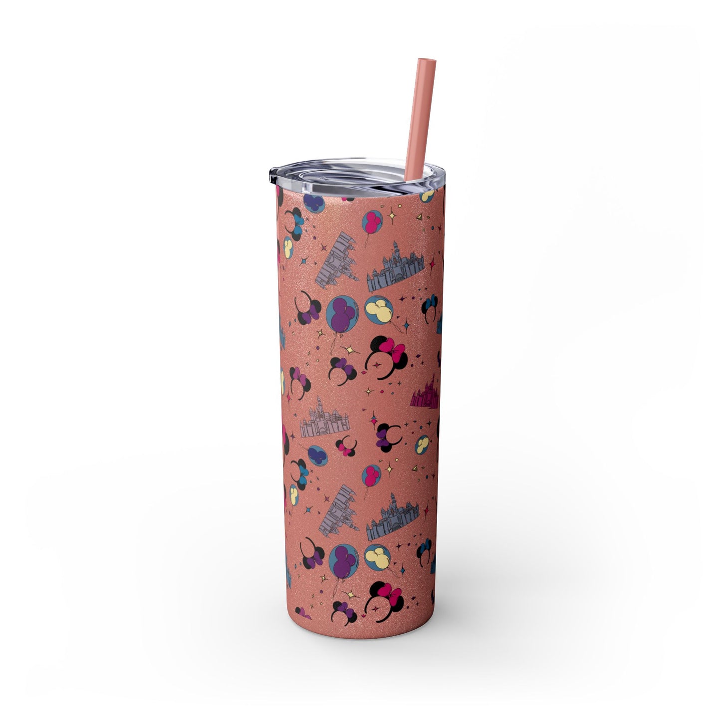 Disneyland Whimsical 20oz Skinny Tumbler with Disney Inspired Design