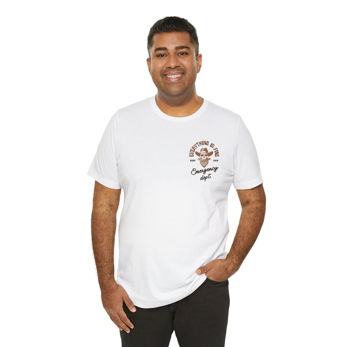 “Everything Is Fine” t Shirt| Emergency Department shirt| nurse shirt| Hospital Staff shirt| Paramedic| ED Tech|