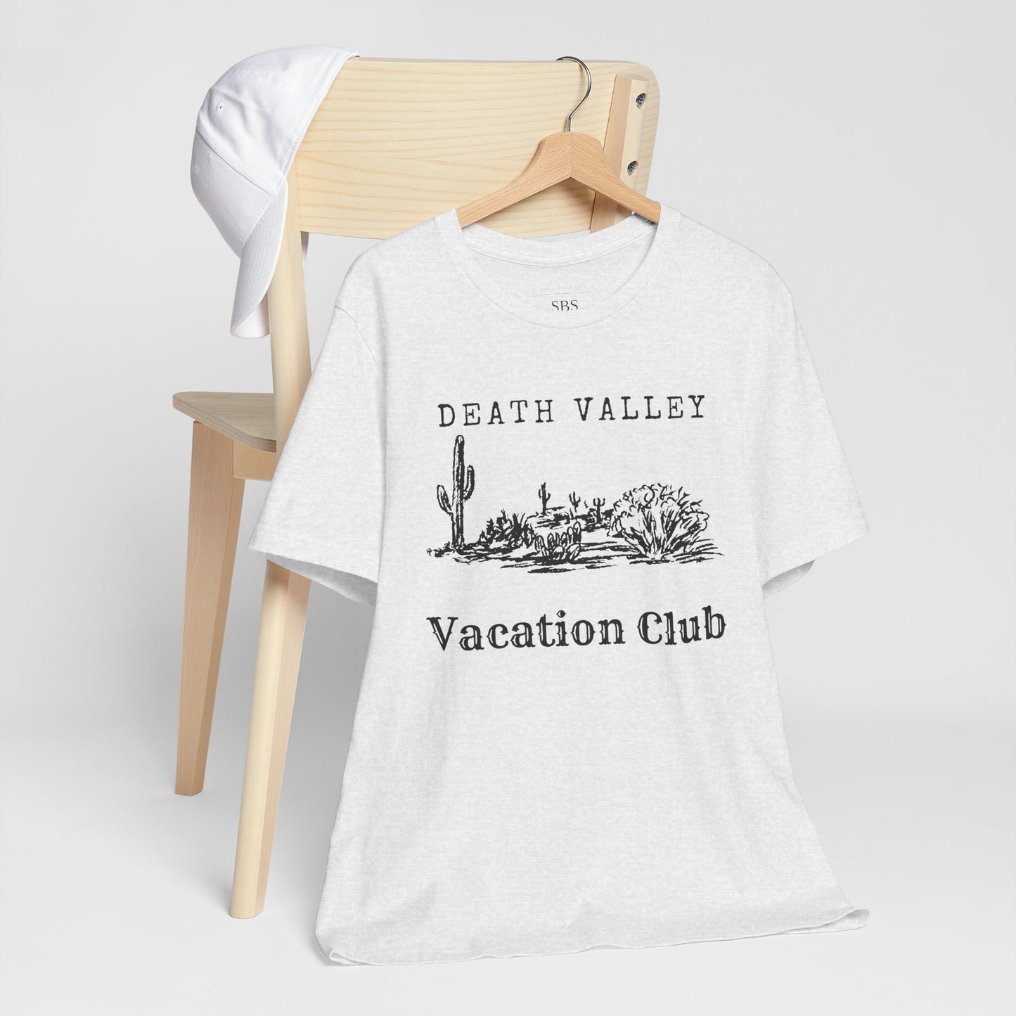 Death Valley Vacation Club Unisex Tee - Casual Cactus Graphic T-Shirt