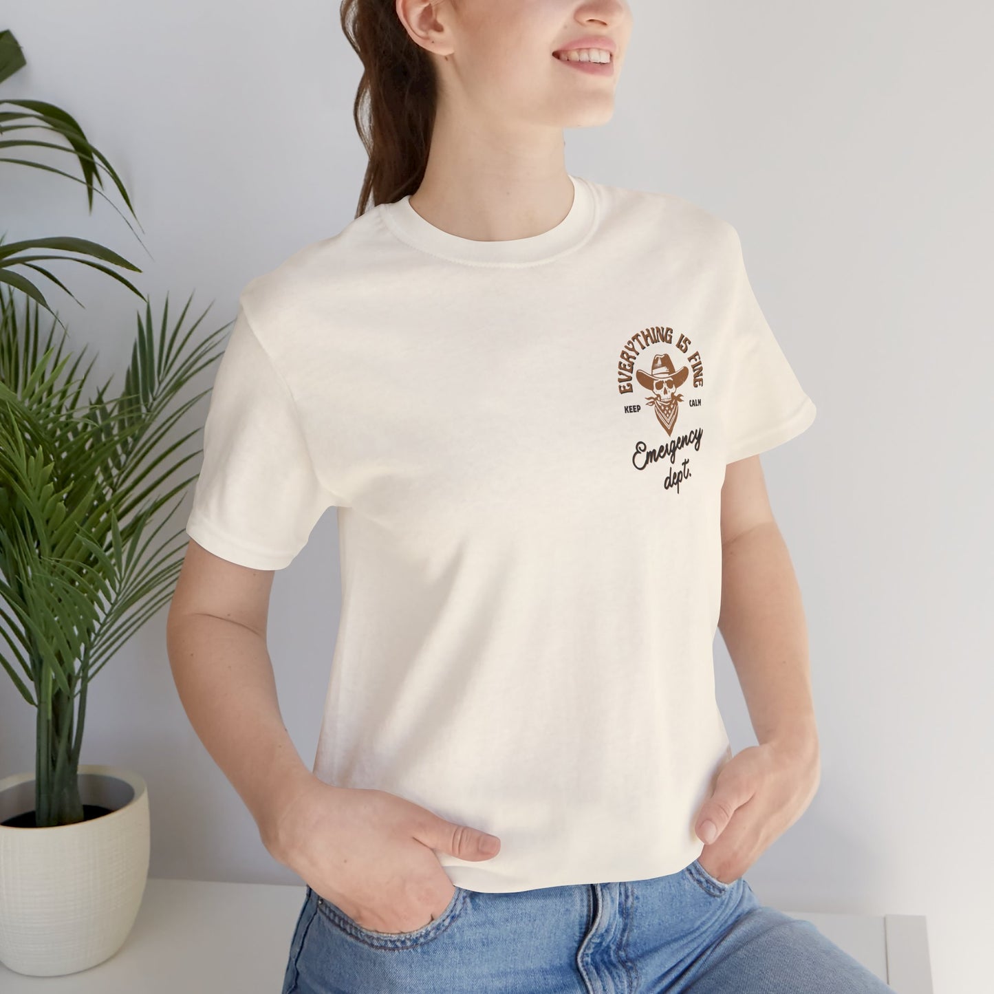 “Everything Is Fine” t Shirt| Emergency Department shirt| nurse shirt| Hospital Staff shirt| Paramedic| ED Tech|