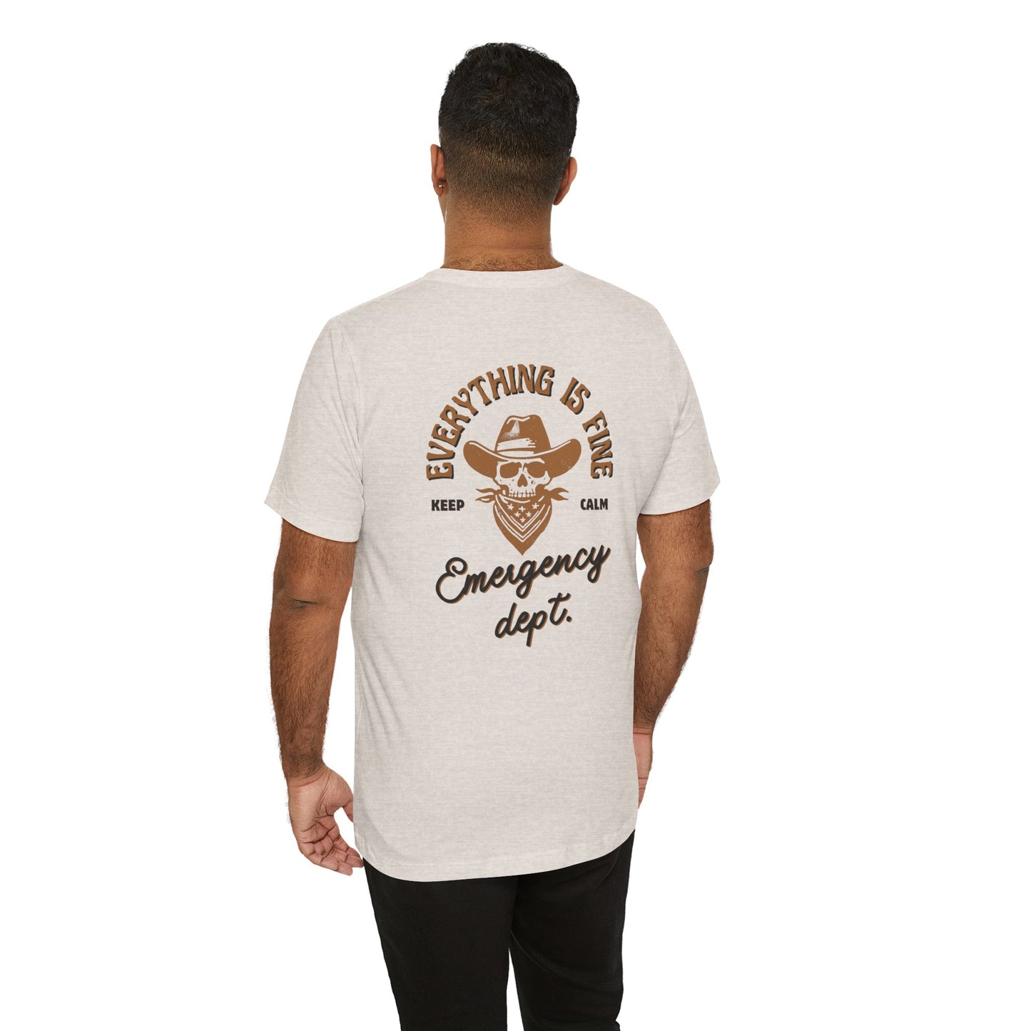 “Everything Is Fine” t Shirt| Emergency Department shirt| nurse shirt| Hospital Staff shirt| Paramedic| ED Tech|