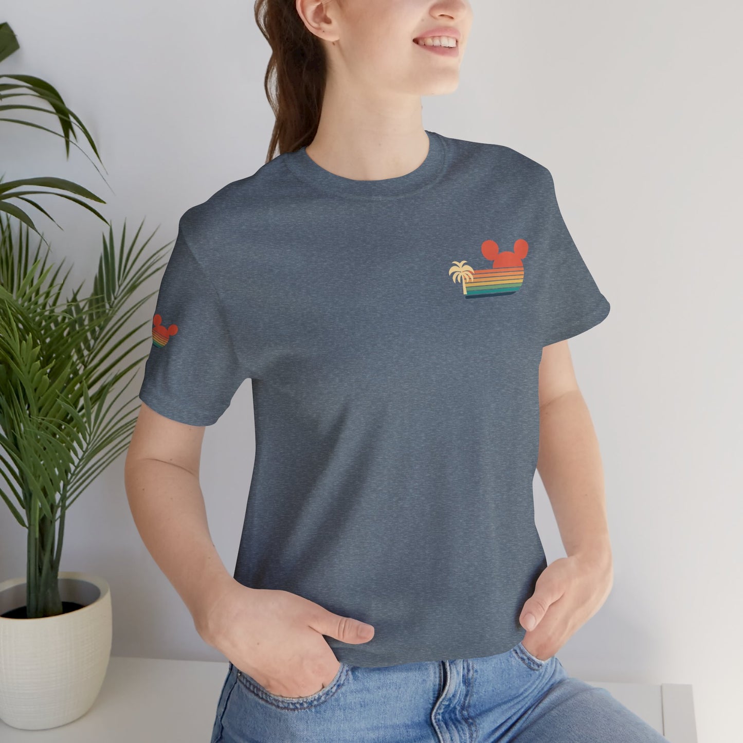 Retro Mickey Mouse summertime Short Sleeve Tee - Unisex Jersey T-Shirt