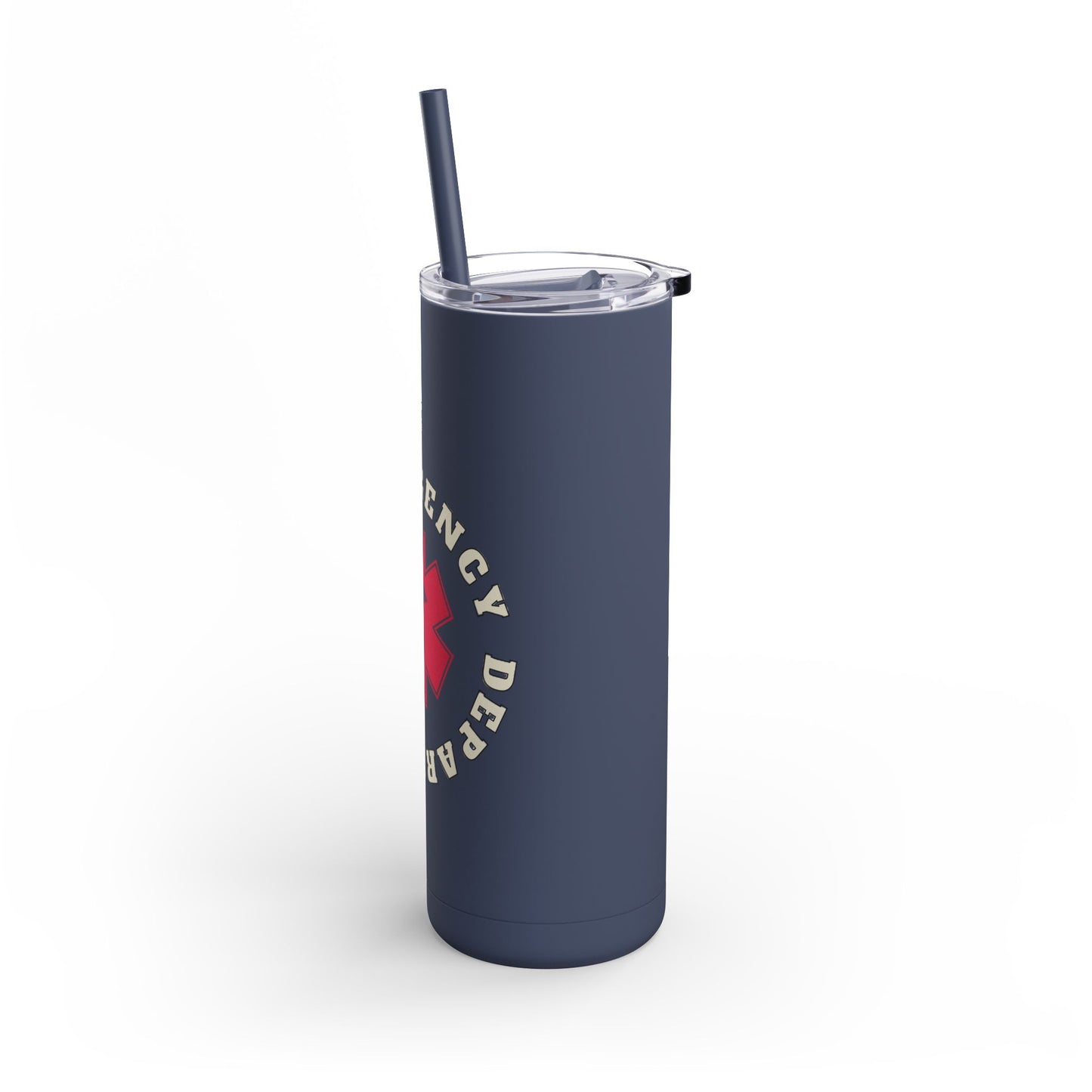 Emergency Department | EMS 20oz Skinny Tumbler - Matte Black