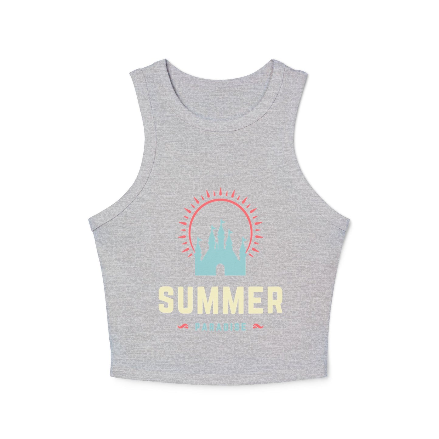 Retro Mickey Mouse Racer Tank Top - Perfect for Summer Vibes