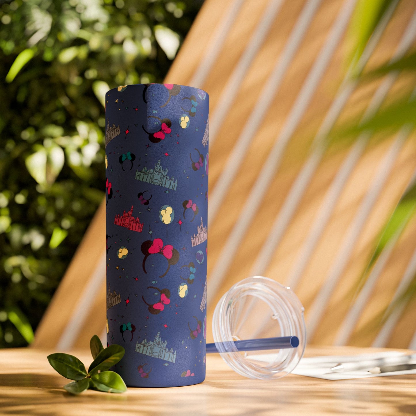 Disneyland Whimsical 20oz Skinny Tumbler with Disney Inspired Design