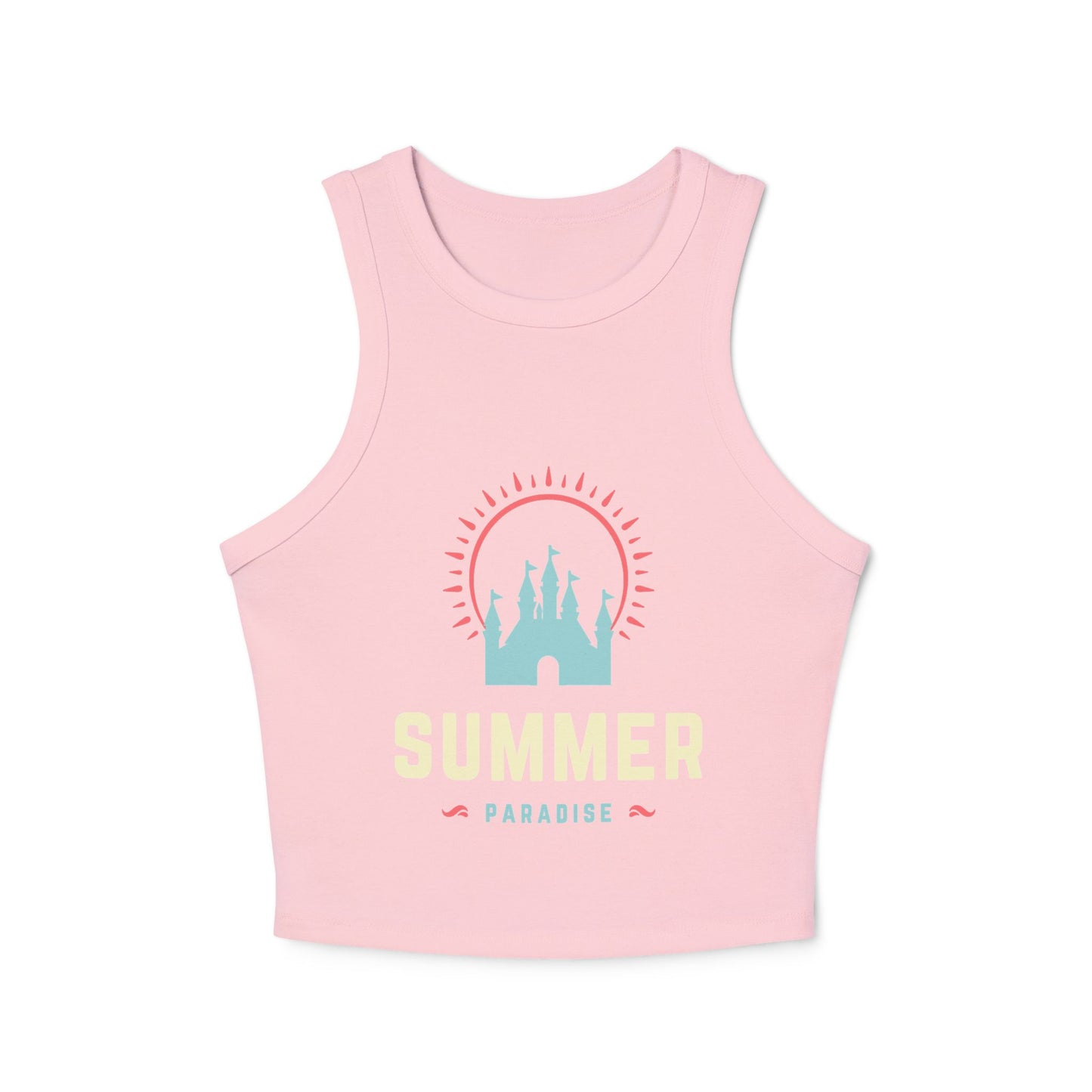 Retro Mickey Mouse Racer Tank Top - Perfect for Summer Vibes