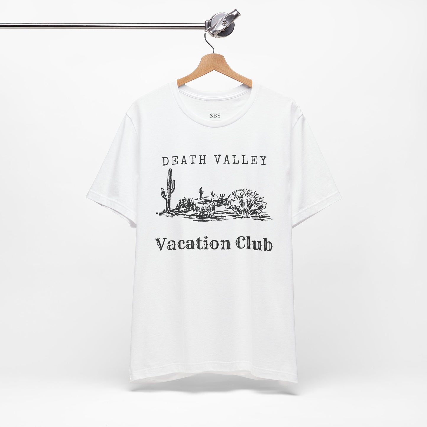 Death Valley Vacation Club Unisex Tee - Casual Cactus Graphic T-Shirt