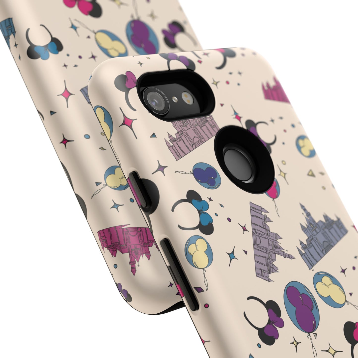 Whimsical Phone Case - Colorful Disney-Inspired Design
