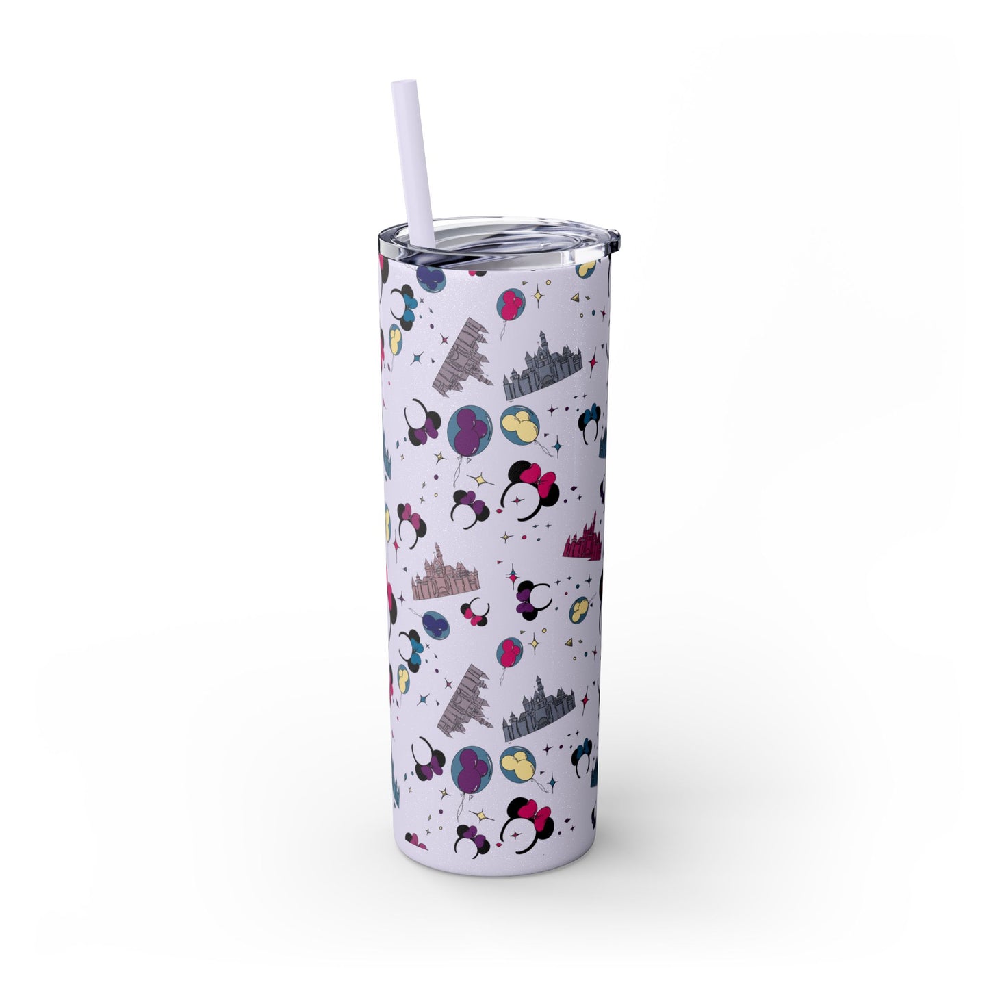 Disneyland Whimsical 20oz Skinny Tumbler with Disney Inspired Design