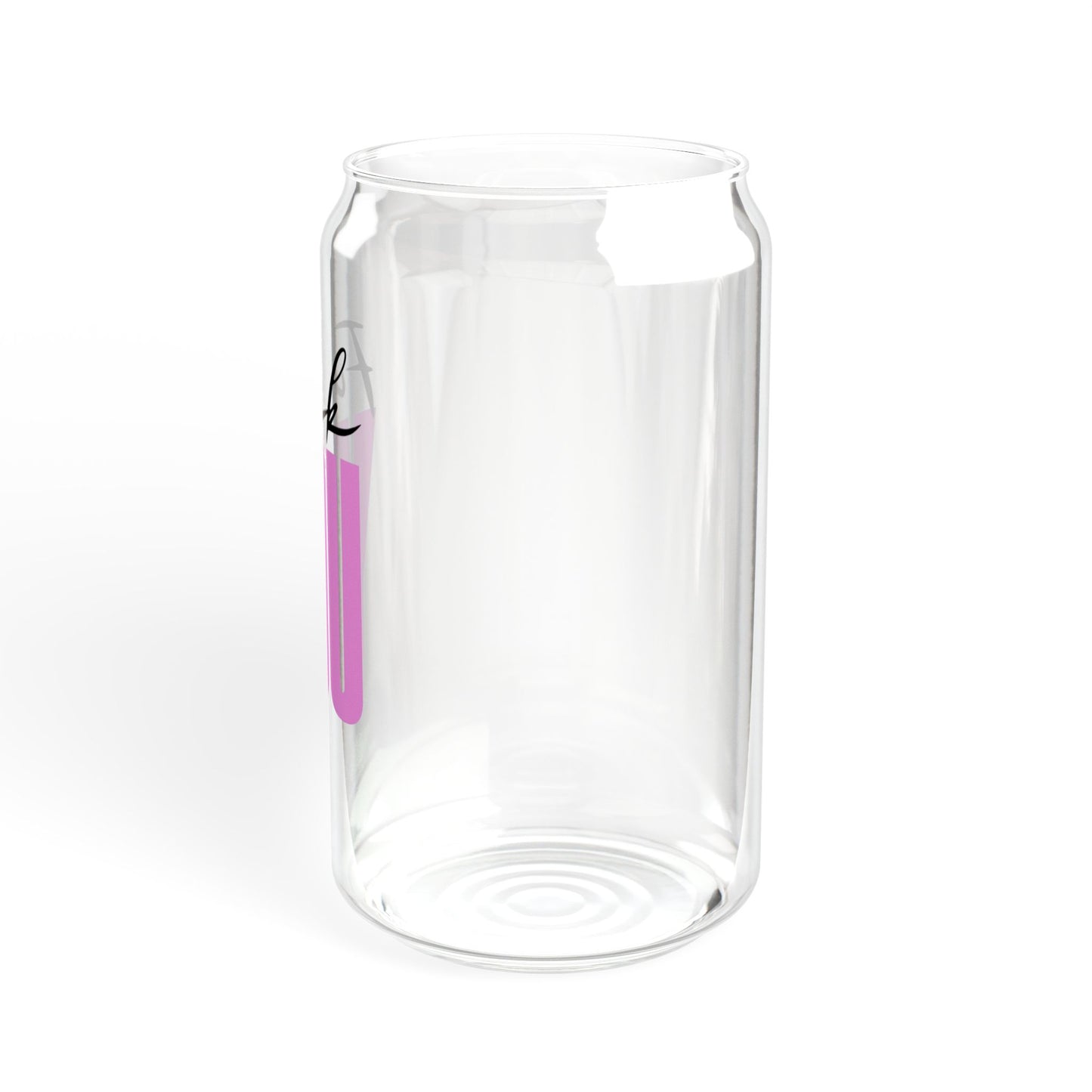 Funny Sipper Glass with Straw - 16oz 'Fuck You' Statement Cup