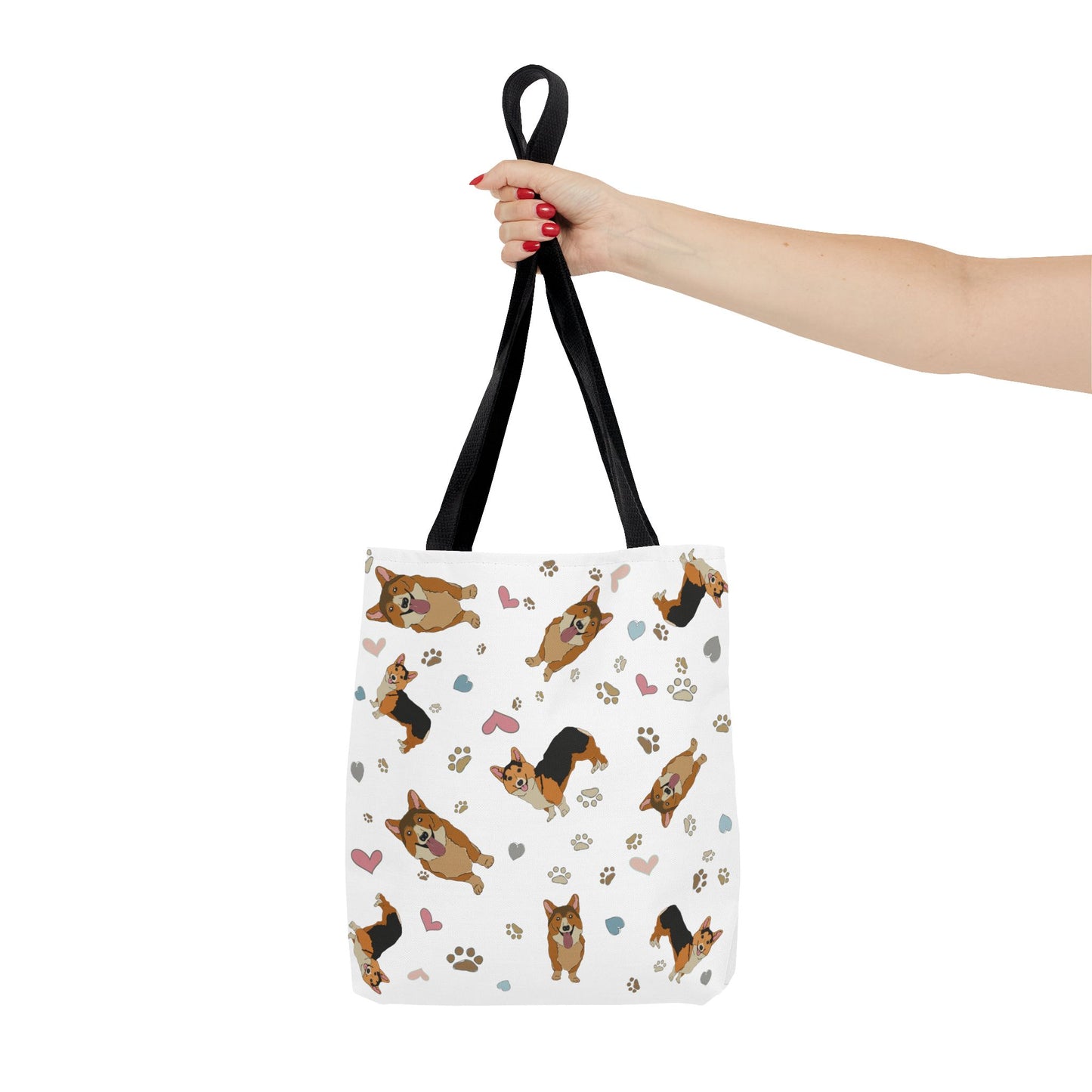 Playful Corgi Tote Bag – Perfect for Dog Lovers