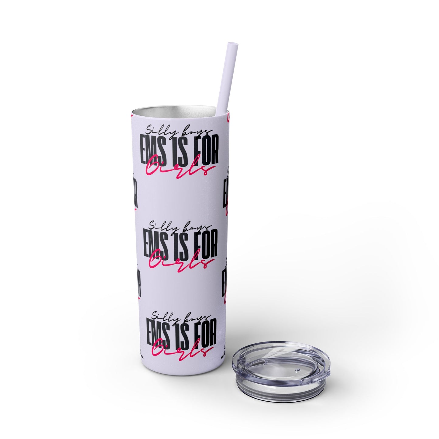 Silly Boys Skinny Tumbler with Straw, 20oz - Perfect Gift for EMT & Paramedics Celebrations