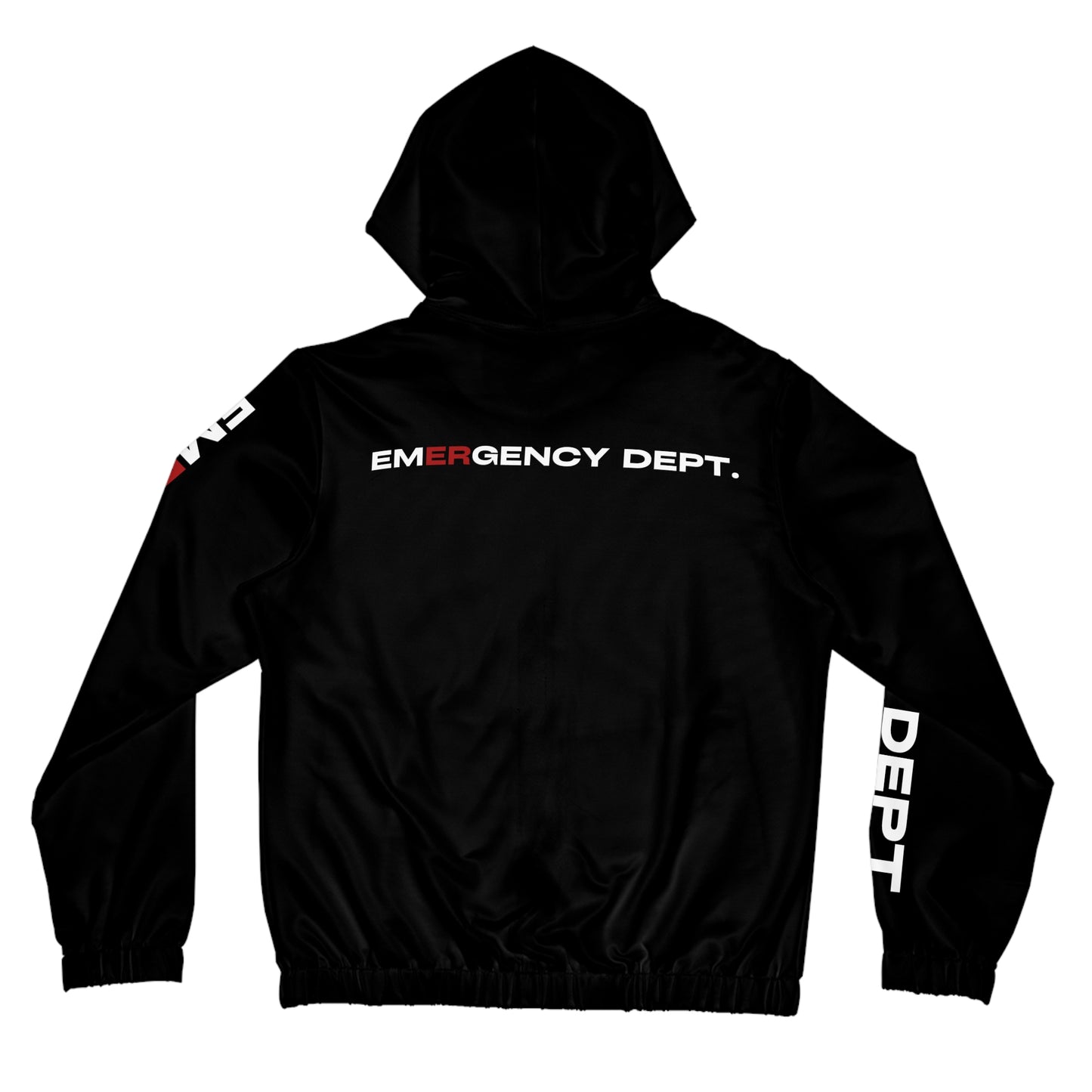 Emergency Department Women's Full-Zip Hoodie, Casual Layering Jacket, Comfortable Sportswear, Gifts for Nurses, Health Worker Apparel