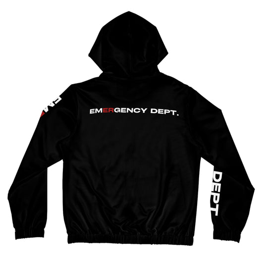 Emergency Department Women's Full-Zip Hoodie, Casual Layering Jacket, Comfortable Sportswear, Gifts for Nurses, Health Worker Apparel