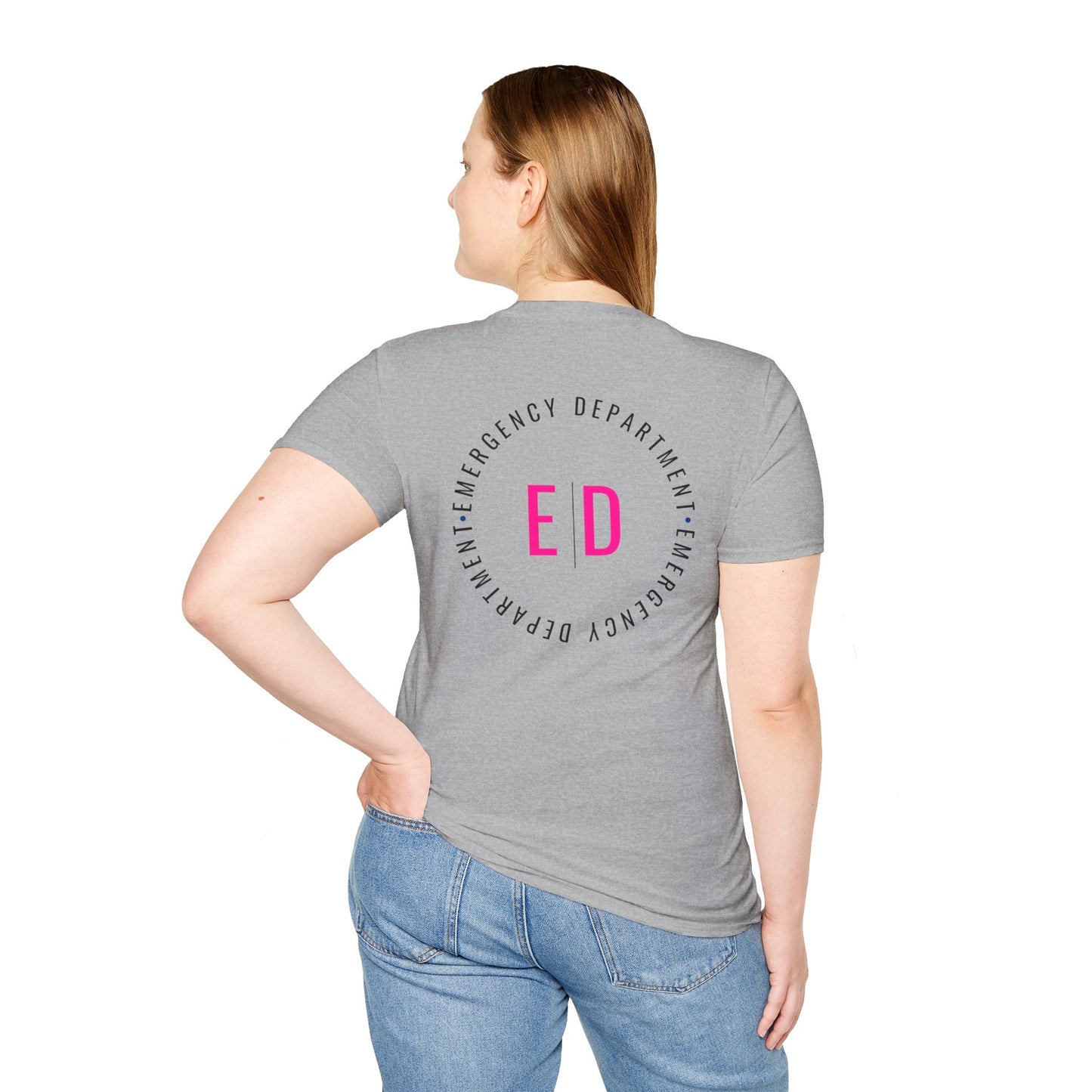 Unisex Emergency Department T-Shirt - Softstyle Tee for Healthcare Heroes