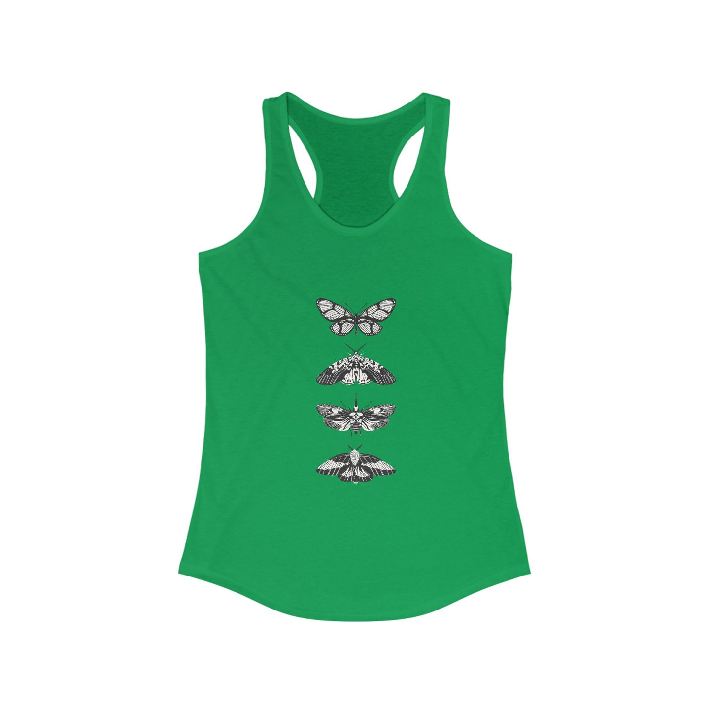 Women's Butterfly Graphic Racerback Tank - Ideal for Summer & Casual Look