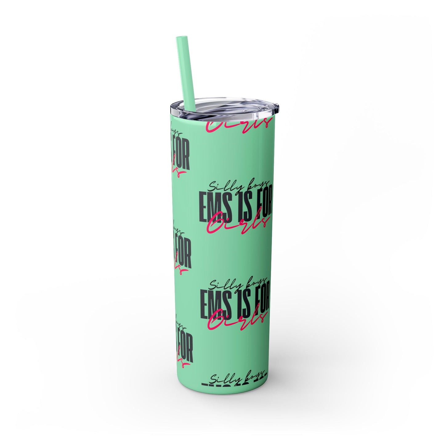 Silly Boys Skinny Tumbler with Straw, 20oz - Perfect Gift for EMT & Paramedics Celebrations