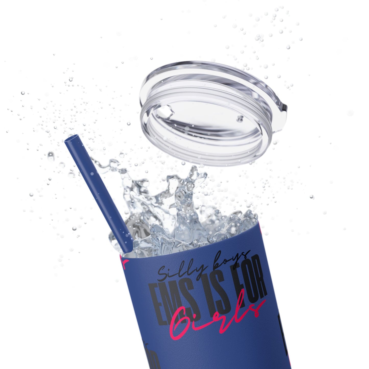 Silly Boys Skinny Tumbler with Straw, 20oz - Perfect Gift for EMT & Paramedics Celebrations