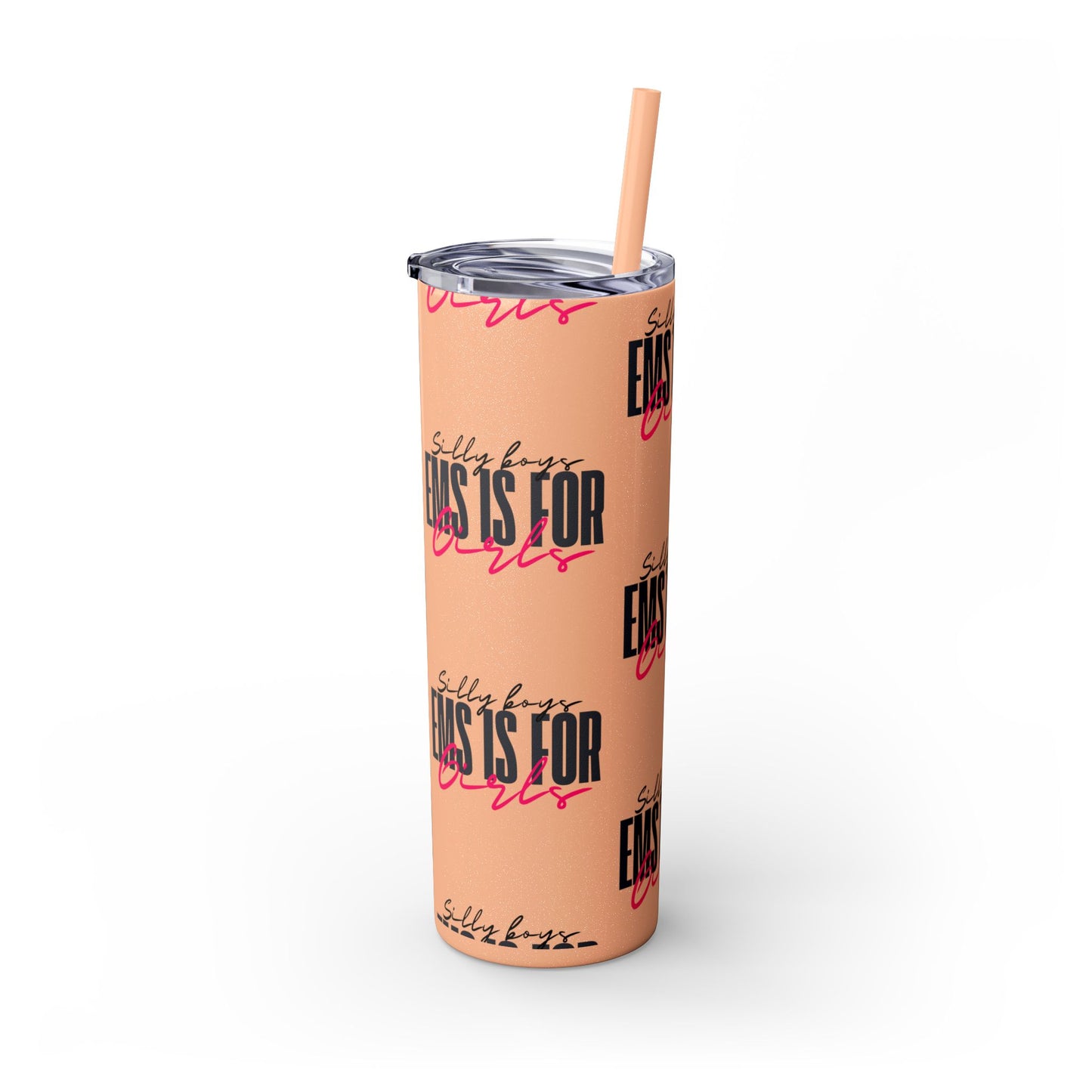 Silly Boys Skinny Tumbler with Straw, 20oz - Perfect Gift for EMT & Paramedics Celebrations