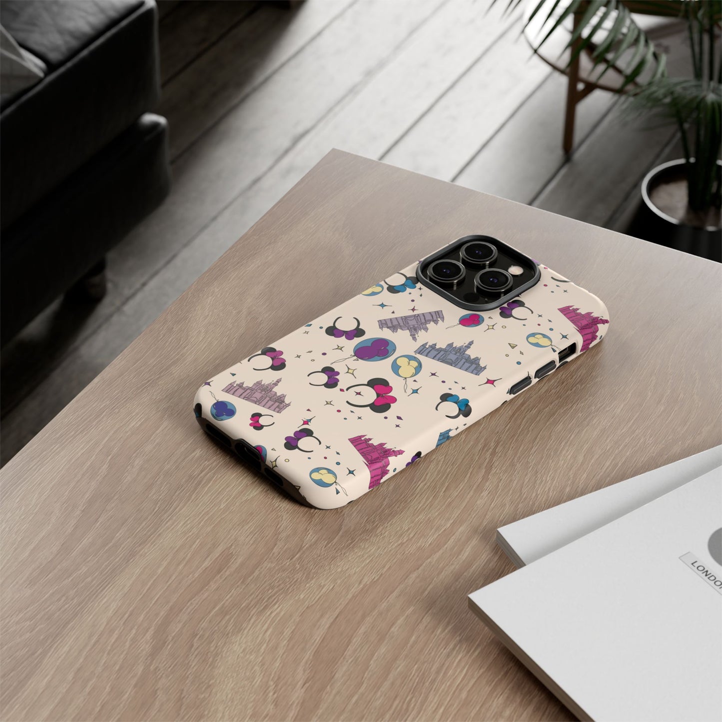 Whimsical Phone Case - Colorful Disney-Inspired Design