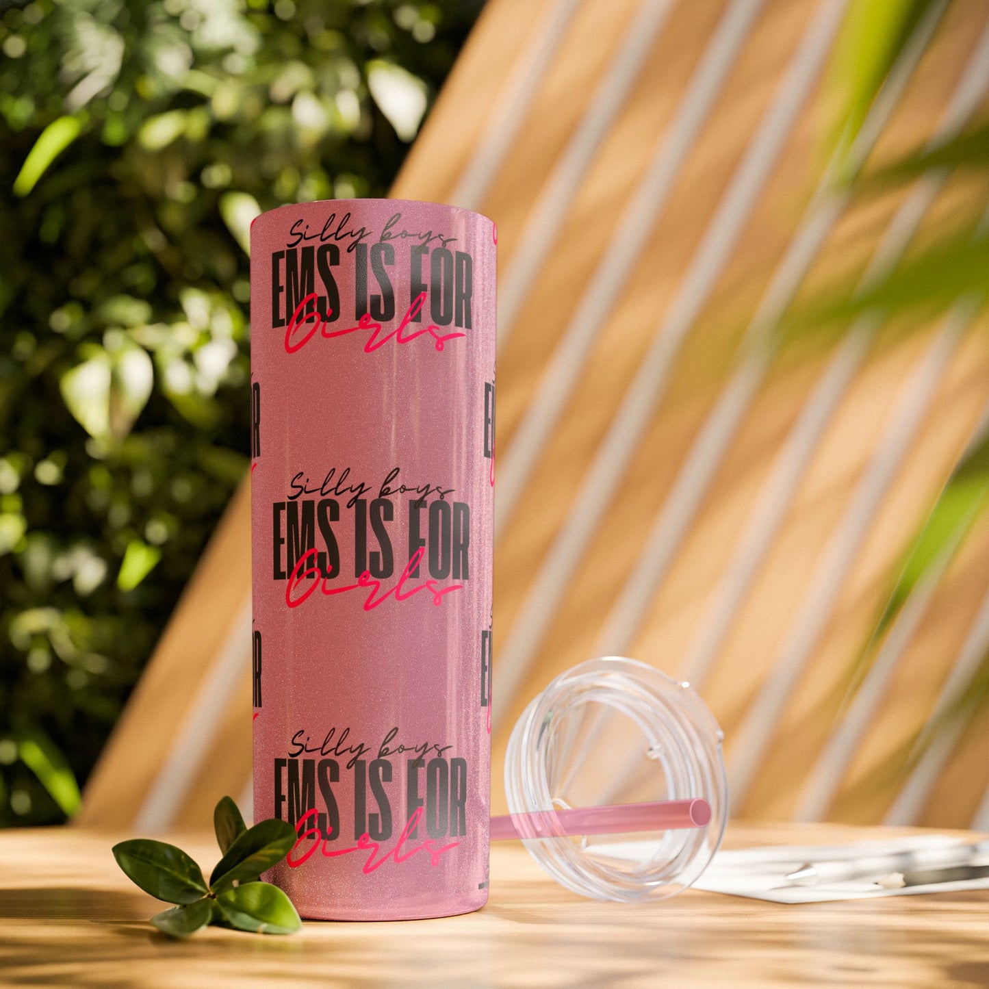 Silly Boys Skinny Tumbler with Straw, 20oz - Perfect Gift for EMT & Paramedics Celebrations