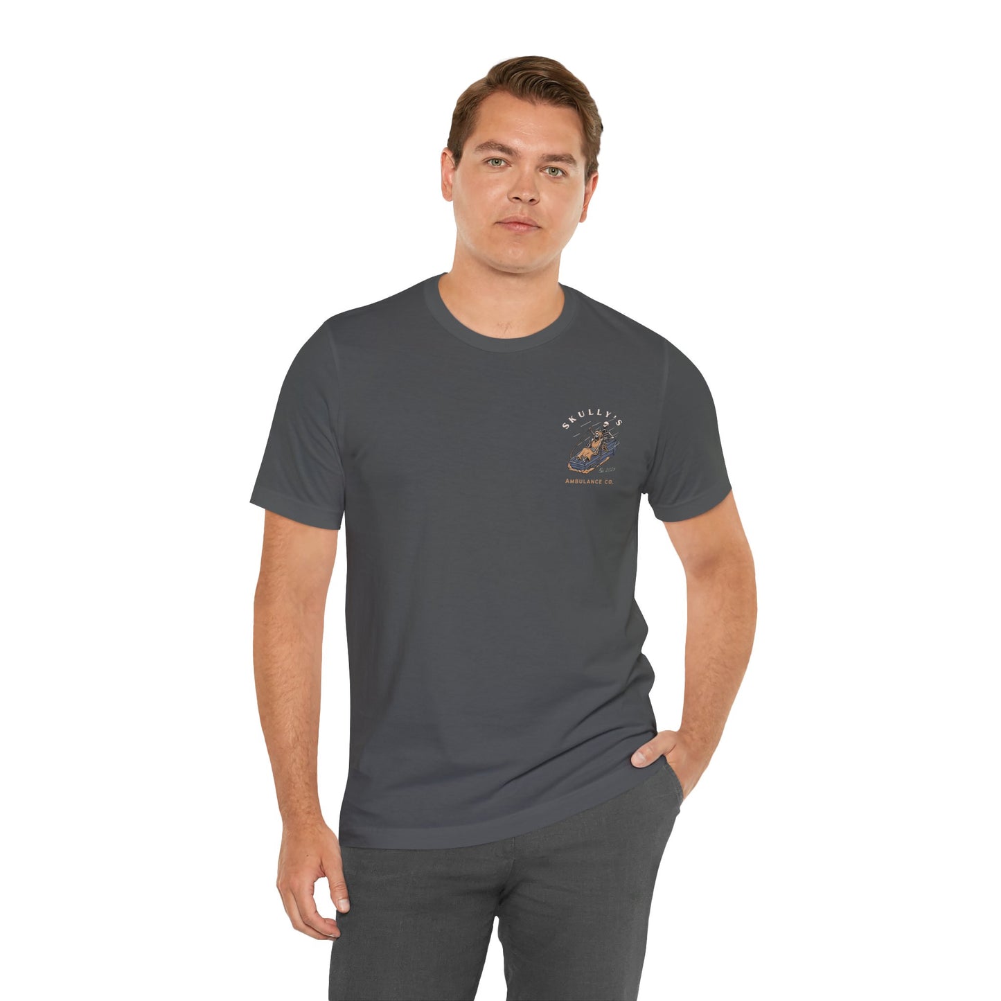 Skully’s Ambulance Co.| First Responder | Paramedic tshirt | EMT | skeleton shirt