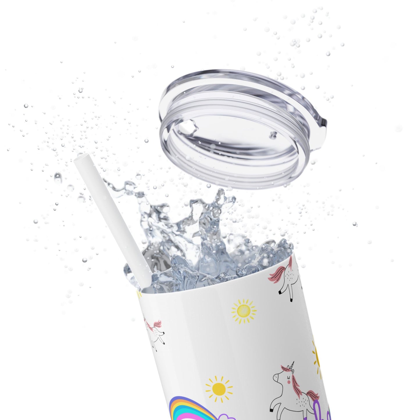 Motivational Unicorn Tumbler - 20oz "Livin' the Dream" funny gift for nurses, EMT’s, paramedics