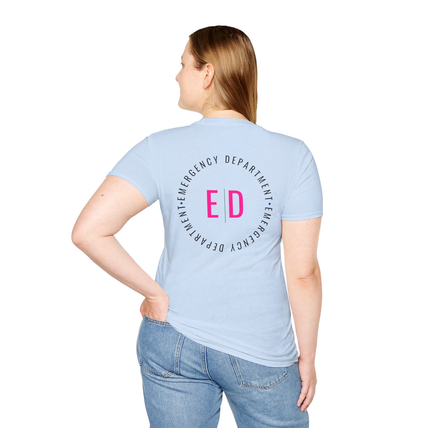 Unisex Emergency Department T-Shirt - Softstyle Tee for Healthcare Heroes