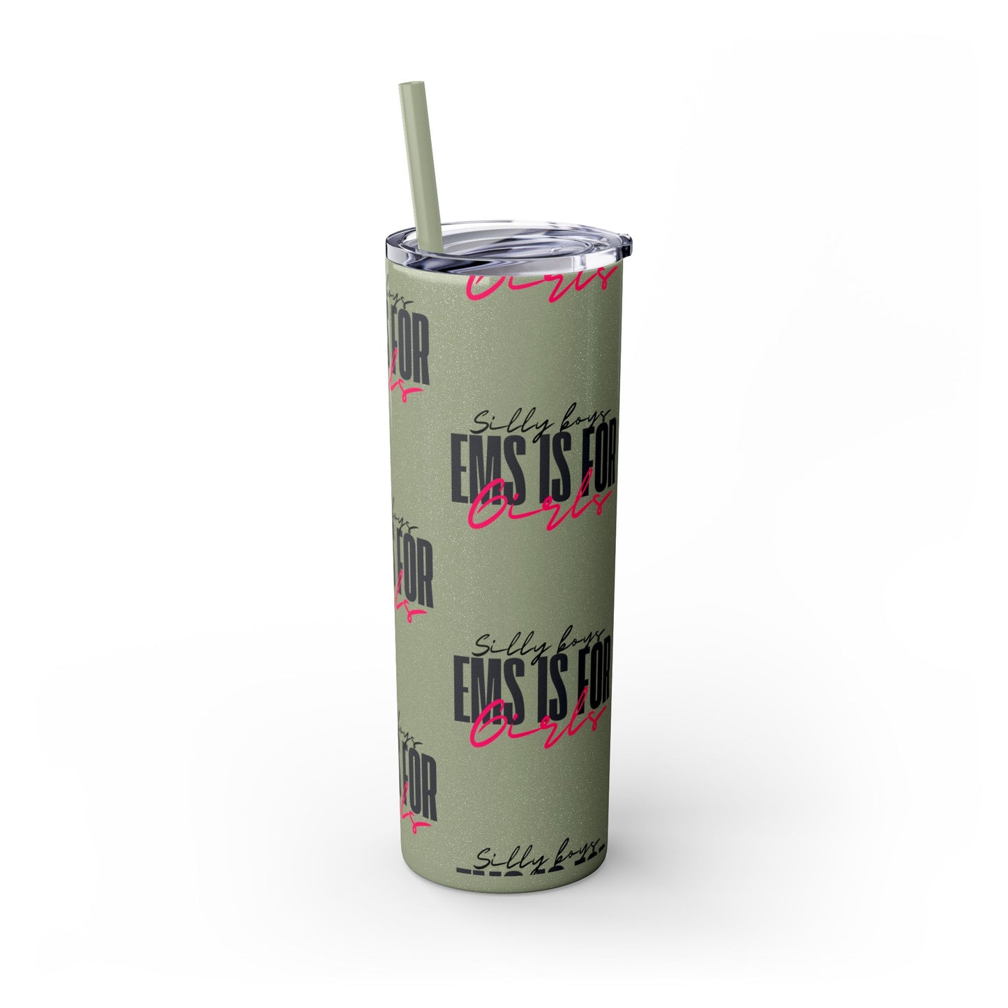 Silly Boys Skinny Tumbler with Straw, 20oz - Perfect Gift for EMT & Paramedics Celebrations