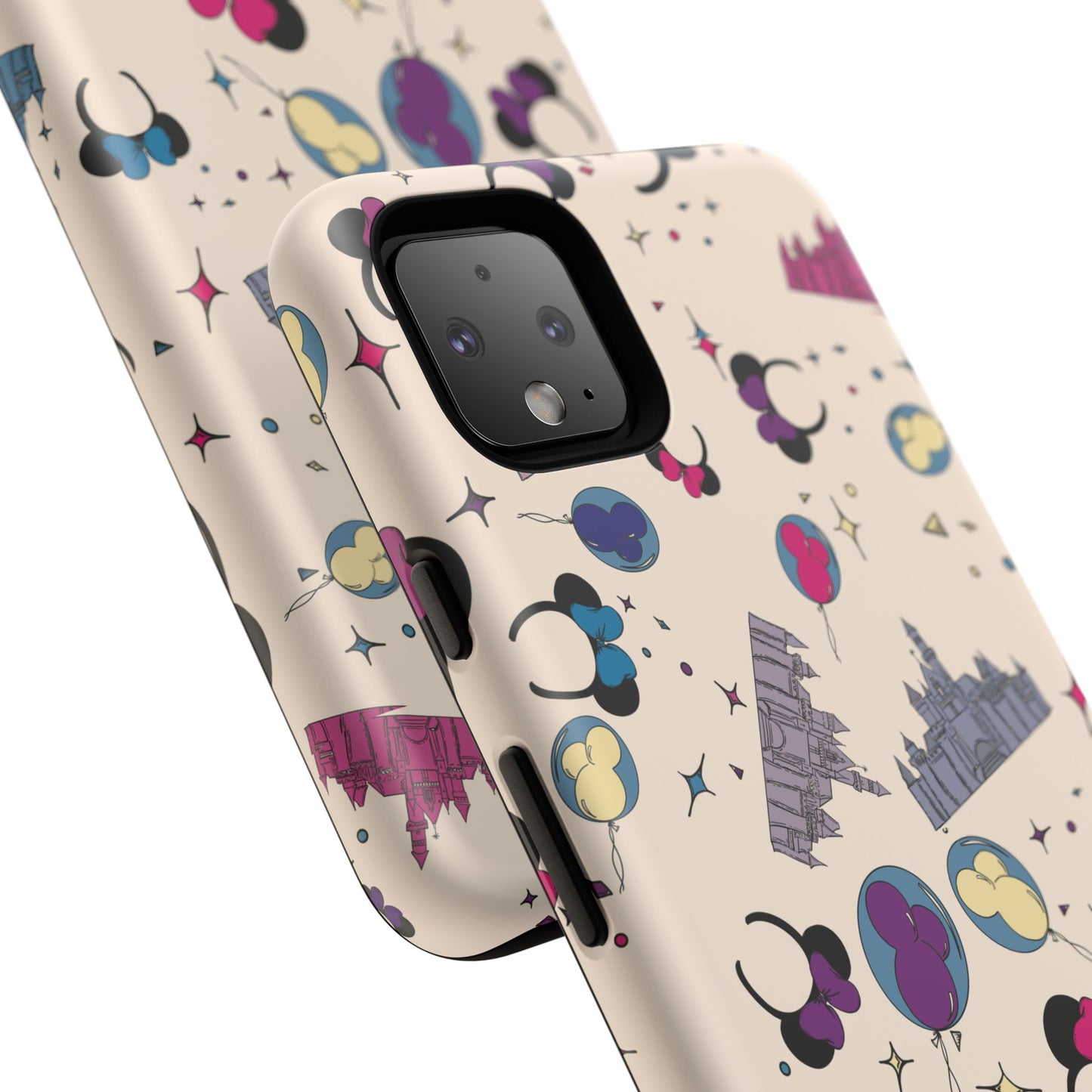 Whimsical Phone Case - Colorful Disney-Inspired Design