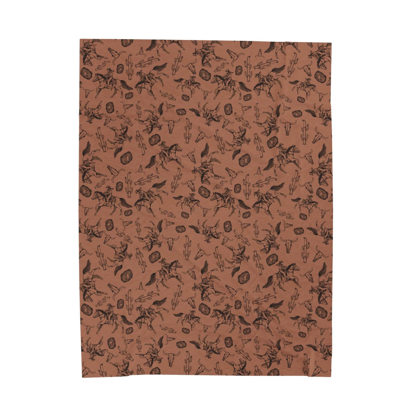 Cowgirl Rustic Western Velveteen blanket