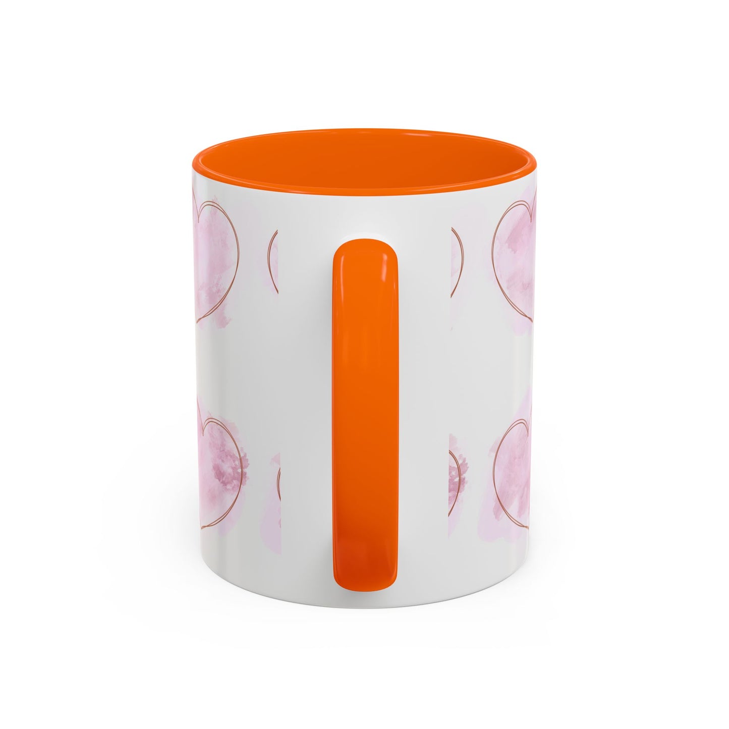 Watercolor Pink Heart Coffee Mug - Perfect for Mother’s Day