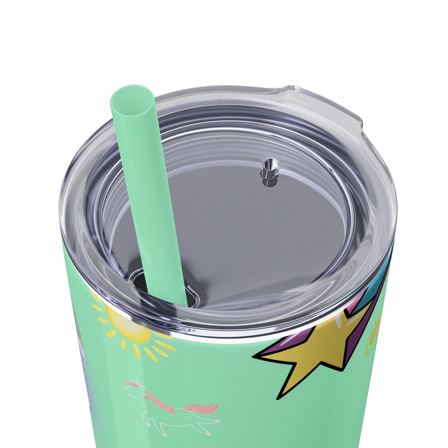 Living the Dream Skinny Tumbler with Straw - 20oz Inspirational Drinkware funny gift for nurses, EMT’s, paramedics, teachers