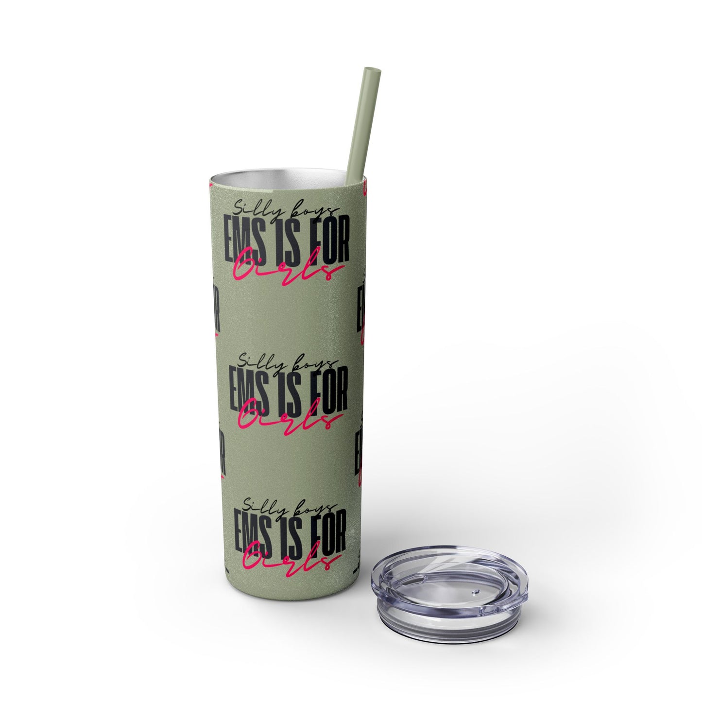 Silly Boys Skinny Tumbler with Straw, 20oz - Perfect Gift for EMT & Paramedics Celebrations