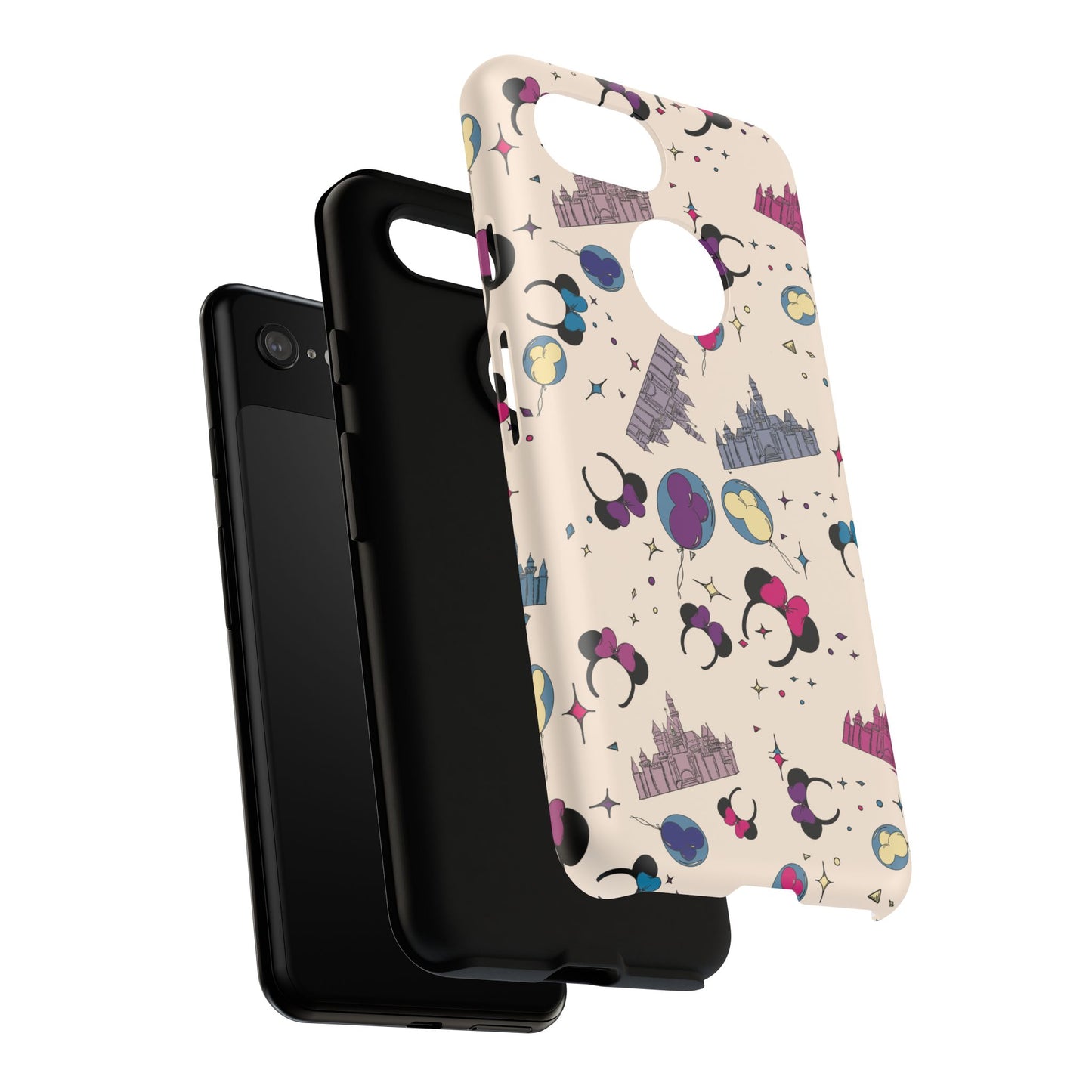 Whimsical Phone Case - Colorful Disney-Inspired Design