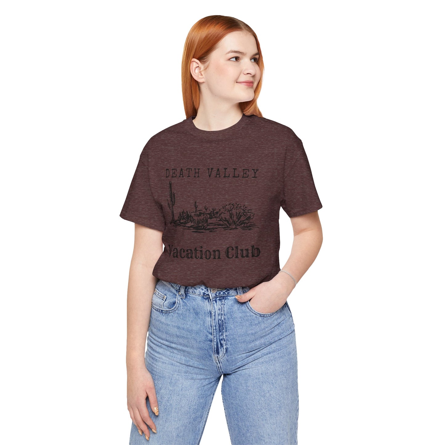 Death Valley Vacation Club Unisex Tee - Casual Cactus Graphic T-Shirt